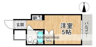 若草女子学生ハイツ【2階】の間取り