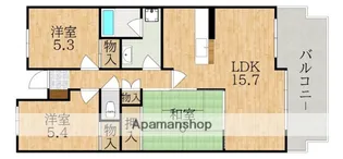 CERES学園前【5階】の間取り