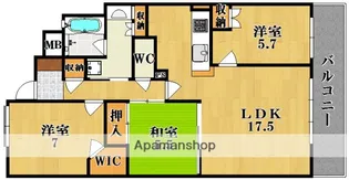 シティハウス王寺駅前【5階】の間取り