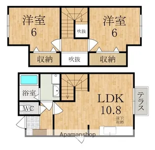 エトワール【1階】の間取り
