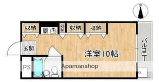 一條館【4階】の間取り