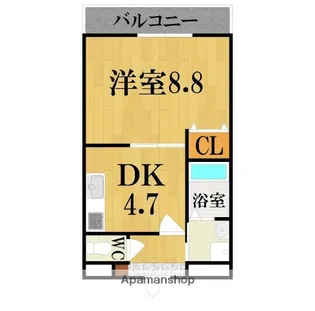 アムール HALEKULANI【2階】の間取り
