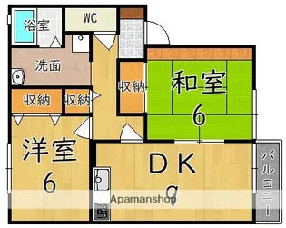 グリーンコートIII【1階】の間取り