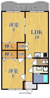 AIRYU 1 TOHO【4階】の間取り