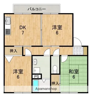ティエラ・デル・ソル【2階】の間取り
