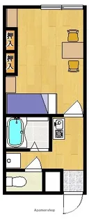 奈良県奈良市中山町【アパート】の間取り