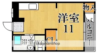 第一西田ビル【4階】の間取り