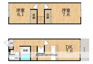 レオパレスジュピタ【1階】の間取り