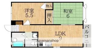 大和池田ハイツ【2階】の間取り