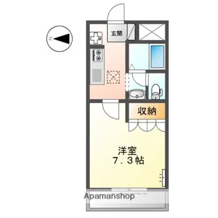 メゾン・ド・ソレイユII【1階】の間取り