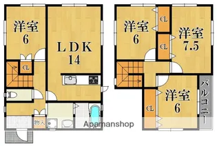 奈良県奈良市疋田町1丁目【一戸建】の間取り