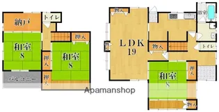 奈良県奈良市若葉台1丁目【一戸建】の間取り