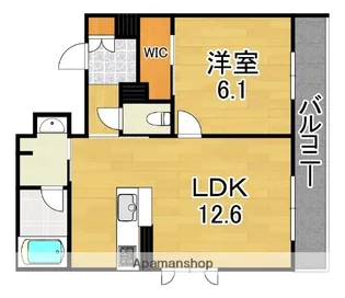 グラン フェリシア【1階】の間取り
