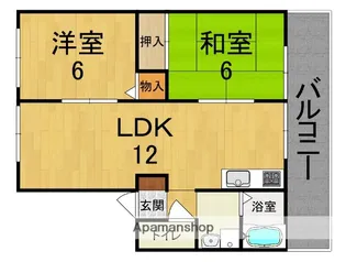 カサベルデ【1階】の間取り