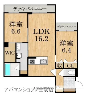 シャーメゾンフゥ【1階】の間取り
