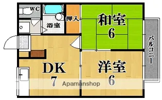 エステートピアタツノ【1階】の間取り