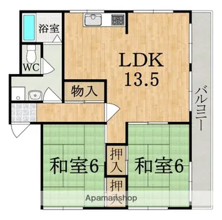 やぎもとビル【5階】の間取り