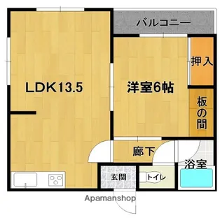 プティットメゾン【2階】の間取り