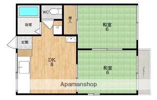 代官ハイム(ダイカン)【2階】の間取り