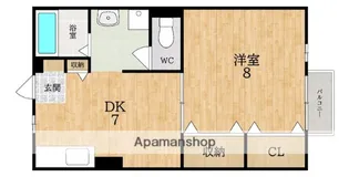 メゾン・ド・エスポワール【2階】の間取り