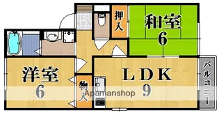 グリーンパークニレの木【2階】の間取り