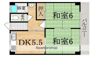 東有紀マンション【1階】の間取り