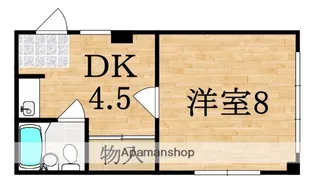 コーポ華【1階】の間取り