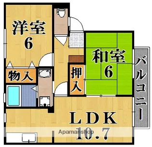 ファミール州見CD【2階】の間取り