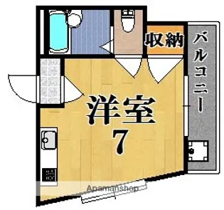 シャトー・ドゥ・クリヨン【4階】の間取り