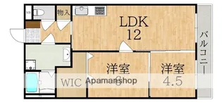 ラ・サンフォニー【1階】の間取り