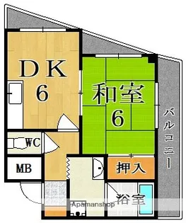 コーポ杉音【3階】の間取り