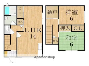 メゾンレックス【1階】の間取り