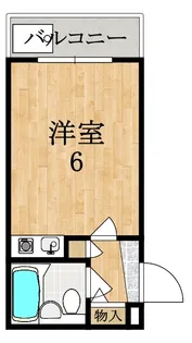 ドリーム東生駒【1階】の間取り