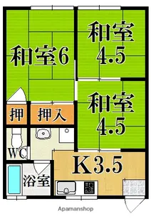 離宮苑【2階】の間取り