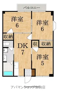 ヴイラージュ【2階】の間取り