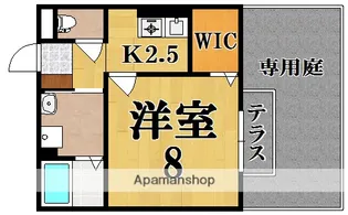 ハイツサーティーン【1階】の間取り