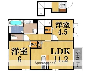 CALME VILLAGEさいおんじ【2階】の間取り