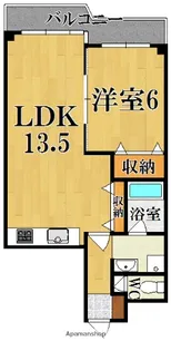 三和平城グランドパレス【5階】の間取り