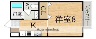 アイビー21 B【2階】の間取り