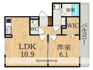 リビングタウン天理A棟【1階】の間取り