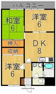 小泉サンハイツ【4階】の間取り