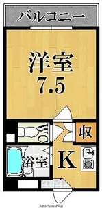 アイリスハイツ2号館【2階】の間取り