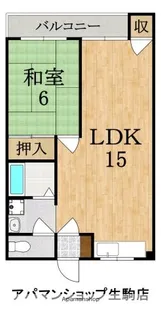 ハイツタンノワ【1階】の間取り