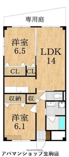 ラヴィーン・エミネンス【1階】の間取り
