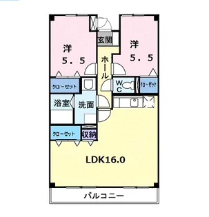フロレスタ【1階】の間取り