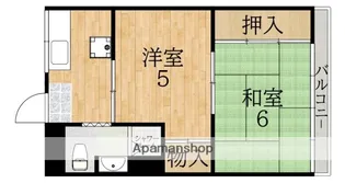 辻内マンション【3階】の間取り