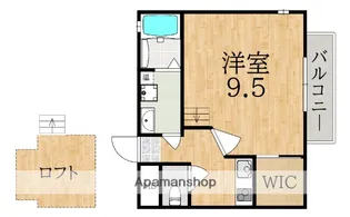 メイプルメゾン富雄北【1階】の間取り