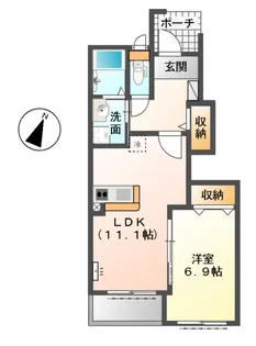 雅【1階】の間取り