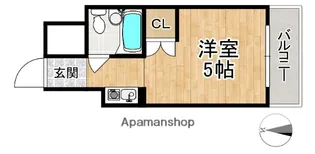 若草女子学生ハイツ【3階】の間取り