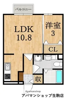 サンロイヤルII【2階】の間取り